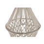 Écran de lampe Home ESPRIT Beige Boho 25 x 25 x 160 cm