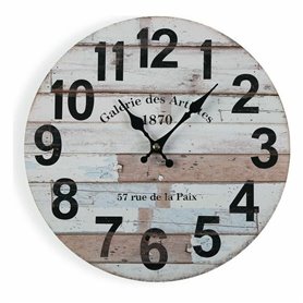 Horloge Murale Versa Bois (4 x 30 x 30 cm)