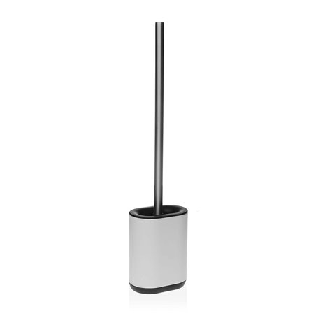Brosse de salle de wc Versa Blanc Acier polypropylène 7