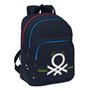 Cartable Benetton Sixties Blue marine 32 x 42 x 15 cm