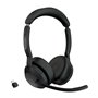 Jabra Evolve2 55 Casque Sans fil Arceau Bureau/Centre d'appels Bluetooth Socle de chargement Noir