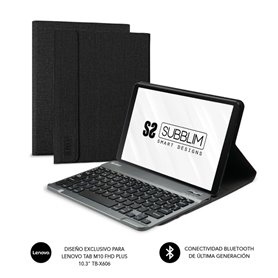 Housse pour Tablette et Clavier Subblim KEYTAB PRO Noir Espagnol Qwerty QWERTY