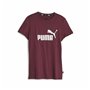 T shirt à manches courtes Enfant Puma Ess Logo Bordeaux