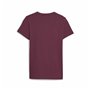 T shirt à manches courtes Enfant Puma Ess Logo Bordeaux