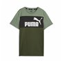 T shirt à manches courtes Enfant Puma Ess Block Vert