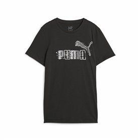 T shirt à manches courtes Enfant Puma Ess+ Futureverse Noir