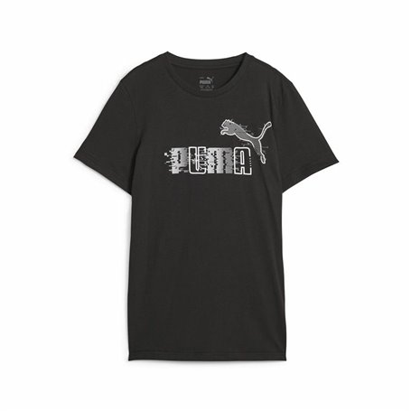 T shirt à manches courtes Enfant Puma Ess+ Futureverse Noir