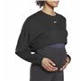 Tee-shirt Manches Longues Femme Reebok Studio Maternity Restorative Noir