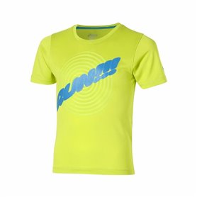 T shirt à manches courtes Enfant Asics Run Vert citron