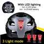 Casque de Cyclisme pour Adultes Dunlop M Noir Lumière LED
