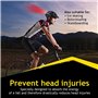 Casque de Cyclisme pour Adultes Dunlop M Noir Lumière LED