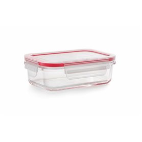 Boîte à lunch Ibili 754704 Verre Borosilicaté Rectangulaire 400 ml 10 x 15 x 5 cm