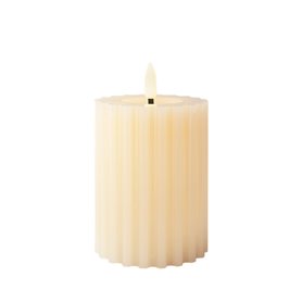 Bougie LED Lumineo Beige Ø 7