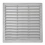 Grille de ventilation EDM 87707 Gris 25 x 25 x 0