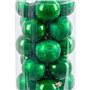 Boules de Noël Vert Plastique 6 x 6 x 6 cm (20 Unités)