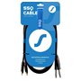 Câble Audio Jack vers RCA Sound station quality (SSQ) SS-1429 Noir 3 m