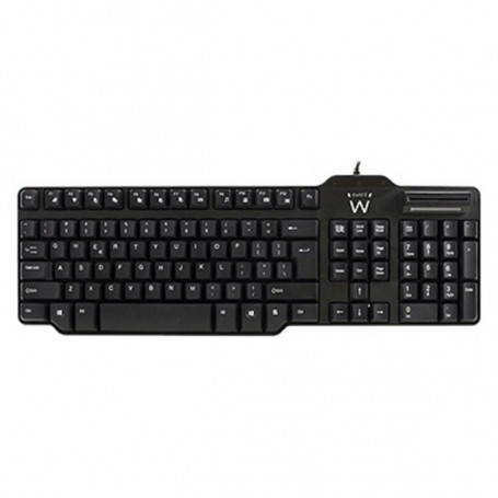 Clavier avec lecteur Ewent EW3252 DNI Noir (Espagnol) 98,99 €
