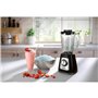 Tefal BlendForce II BL4358 blender 1,25 L Mélangeur de table 800 W Noir, Acier brossé