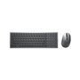 DELL KM7120W clavier Souris incluse RF sans fil + Bluetooth QWERTY US International Gris