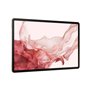 Samsung Galaxy Tab S8+ WiFi SM-X800 128 Go 31,5 cm (12.4") Qualcomm Snapdragon 8 Go Wi-Fi 6 (802.11ax) Android 12 Rose d