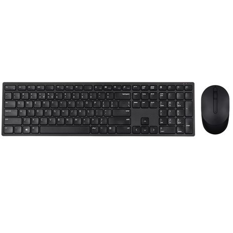 DELL KM5221W clavier Souris incluse RF sans fil QWERTY US International Noir