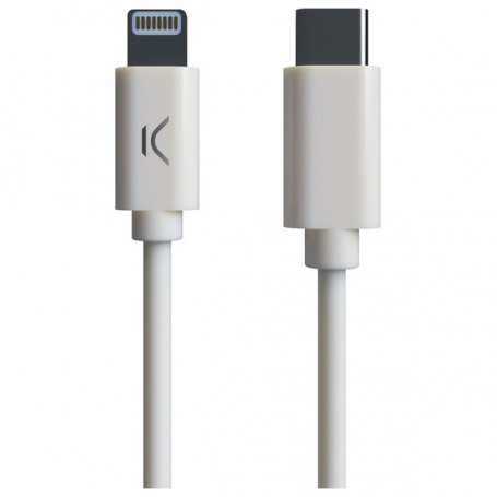 Câble USB-C vers Lightning KSIX MFI (1 m) Blanc 30,99 €