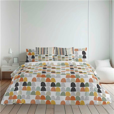 Housse de Couette Decolores Lahti Multicouleur 200 x 200 cm