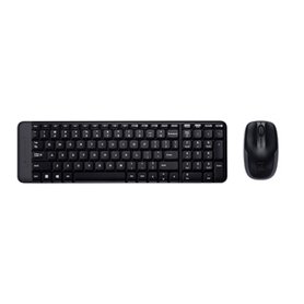 Logitech Wireless Combo MK220 clavier Souris incluse USB Français Noir