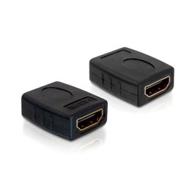 Techly IADAP-HDMI-F/F changeur de genre de câble Noir