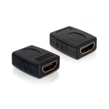 Techly IADAP-HDMI-F/F changeur de genre de câble Noir