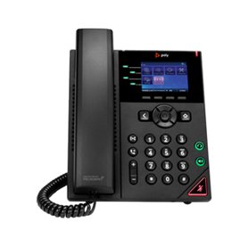 POLY Téléphone IP OBi VVX 250 à 4 lignes et compatible PoE