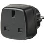 Brennenstuhl Travel Adapter GB/earthed adaptateur de puissance & onduleur Noir