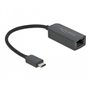 DeLOCK 66645 changeur de genre de câble USB Type-C LAN RJ45 Noir