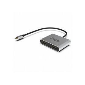 Inca ITPC-4T hub & concentrateur USB 3.2 Gen 1 (3.1 Gen 1) Type-C Aluminium