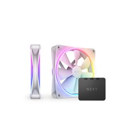 NZXT F140 RGB DUO Twin Pack Boitier PC Ventilateur 14 cm Blanc 2 pièce(s)