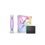 NZXT F140 RGB DUO Twin Pack Boitier PC Ventilateur 14 cm Blanc 2 pièce(s)