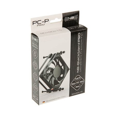 Noiseblocker BlackSilentPro PC-P Boitier PC Ventilateur 8 cm Noir