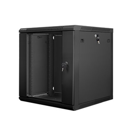 Lanberg WF01-6612-10B étagère 12U Rack monté sur le mur Noir