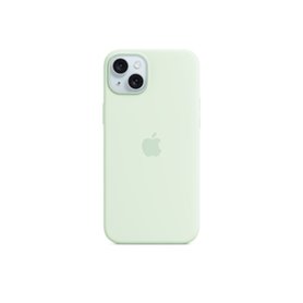 Apple Coque en silicone avec MagSafe pour iPhone 15 Plus - Menthe douce