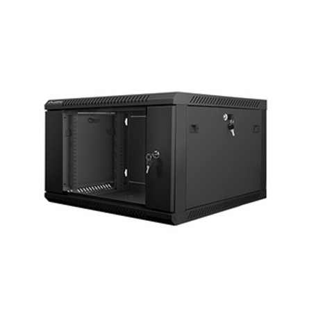 Lanberg WF01-6606-10B étagère 6U Rack monté sur le mur Noir