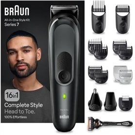 Braun MGK7470 Noir Lithium-Ion (Li-Ion)