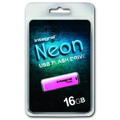 Integral 16GB USB2.0 DRIVE NEON PINK lecteur USB flash 16 Go USB Type-A 2.0 Rose