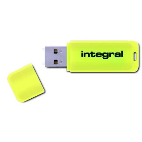 Integral 64GB USB2.0 DRIVE NEON YELLOW lecteur USB flash 64 Go USB Type-A 2.0 Jaune