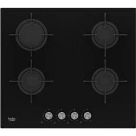 Beko HILG64221S plaque Noir Intégré 60 cm Gaz 4 zone(s)