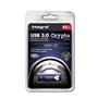 Integral 64GB Crypto Dual FIPS 197 Encrypted USB 3.0 lecteur USB flash 64 Go USB Type-A 3.2 Gen 1 (3.1 Gen 1) Bleu