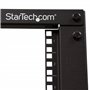 StarTech.com Rack Serveur Mobile 15U 4 Poteaux, Rack Réseau 19" 4 Poteaux avec Roulettes, Rack Roulant avec Profondeur A