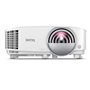 BenQ MW826STH vidéo-projecteur Projecteur à focale courte 3500 ANSI lumens DLP WXGA (1280x800) Compatibilité 3D Blanc