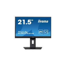 Ecran IIYAMA 21.5 Noir IPS 16:9 1ms ULTRA MINCE 1920x1080 250 cd/m  3ms VGA HDM