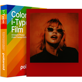 Pack de 8 Films Photo pour Appareil photo instantané i-Type Color Frames Polaroid