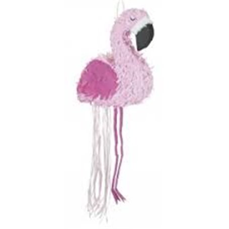 Pinata a remplir flamant rose
